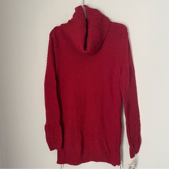 Inc Women’s Ribbed Cowl Neck Tunic Sweater size S - Picture 1 of 4